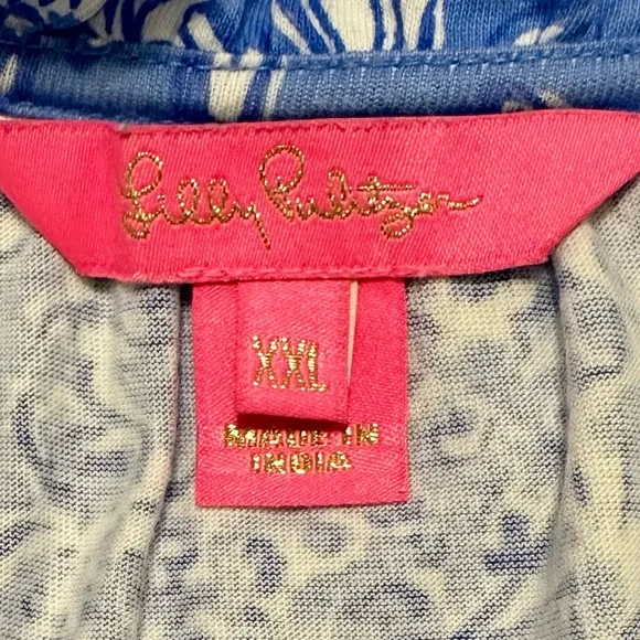 Lilly Pulitzer Malone Cotton Maxi Dress 🤍💙 - Picture 8 of 14